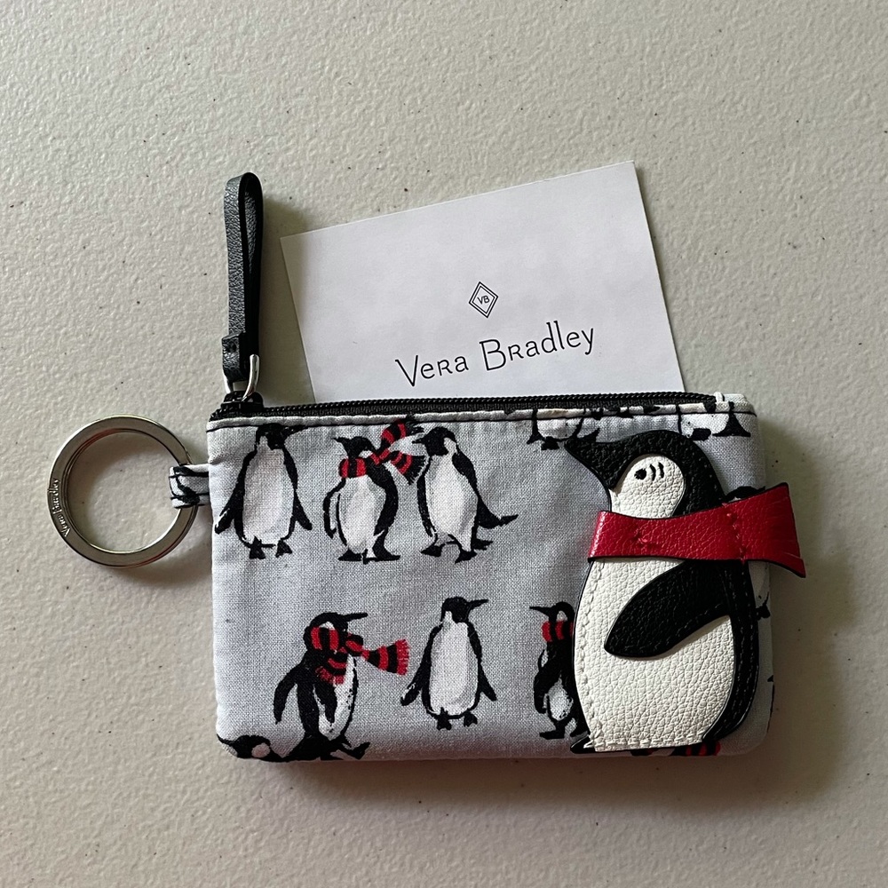 Vera Bradley Penguin Card/Coin Pouch